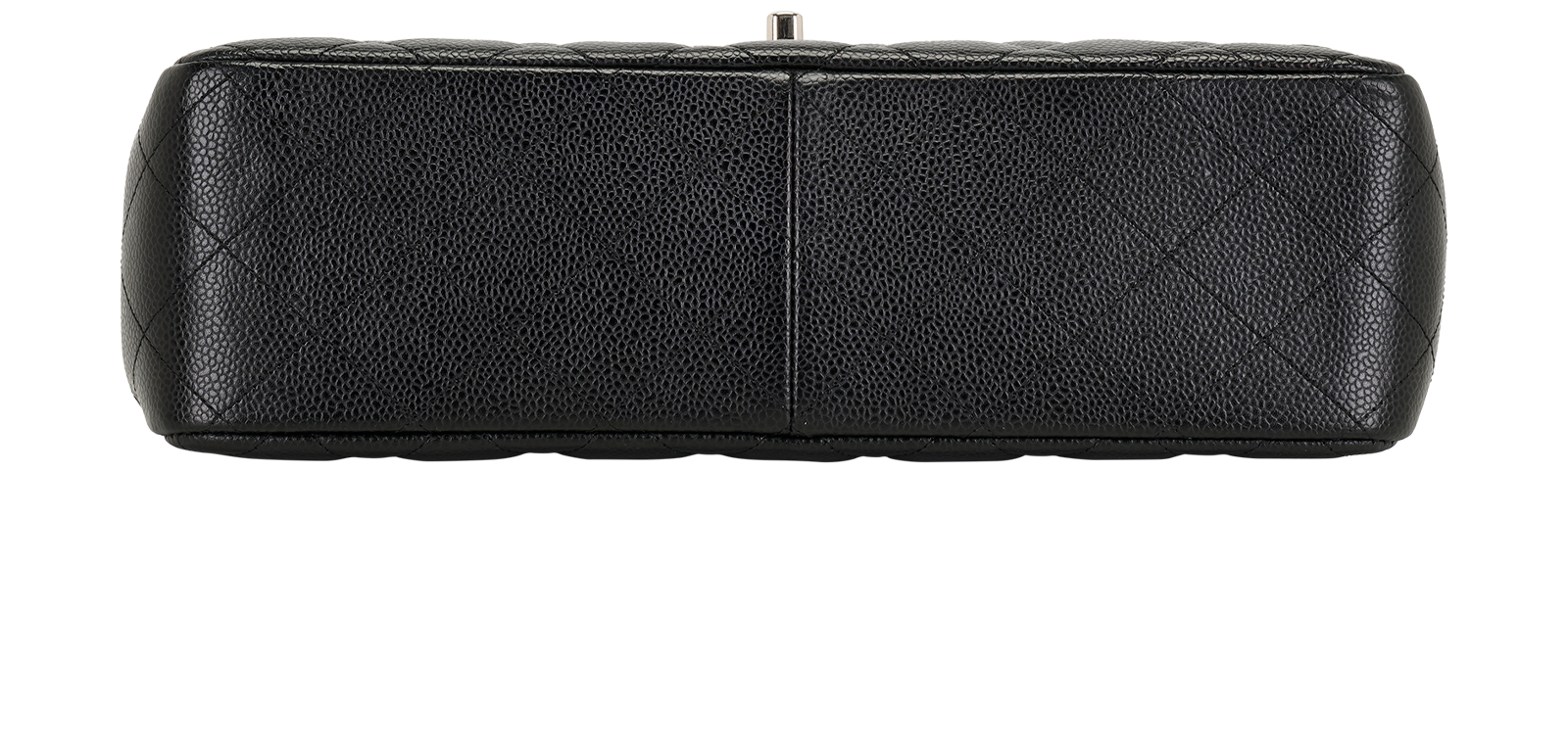 Jumbo Classic Double Flap, &pound;5,500, Handbags, Black, Caviar, Top view